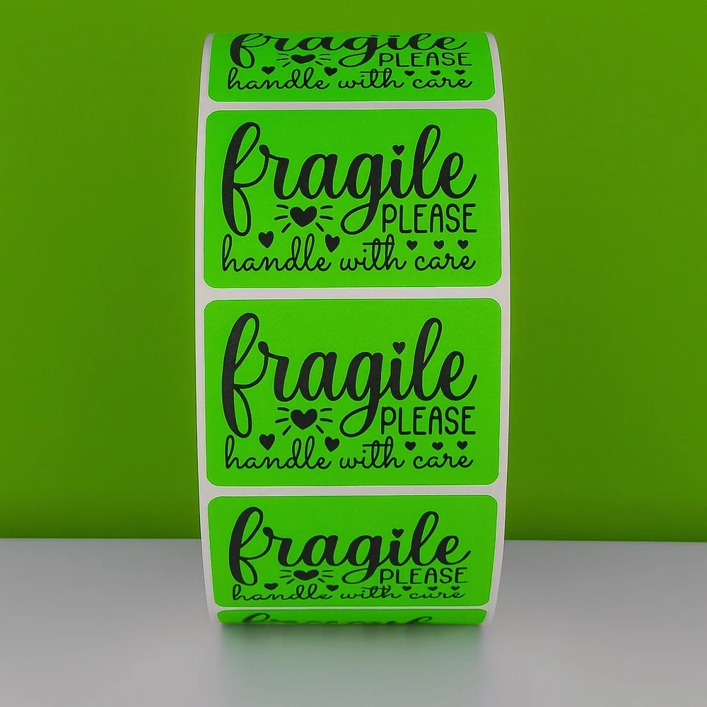 Fragile Handle With Care Stickers Shipping Labels for Packages, Mailing,Packing